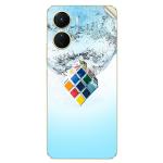 GADGETSWRAP Printed Vinyl Skin Sticker for Vivo Y16 - Rubiks Cube Splash