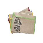Madis Club Jute Bag File Folder (Pack of 4) Mix Color