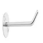 NRM 53 Stainless Steel Display Hook for Mobile Shop Display , Showroom , Boutique (Silver) (10 inch, 9 Hooks)
