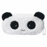 Mistazzo Fur Panda Pencil Pouch with Soft Toys for Children, Kids Favorite Pencil Box