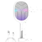 PG HOME PRODUCTS Mosquito Bat with UV Light Lamp Five Nights Mosquito Killer Auto kill 2-in-1-Mosquito Racket Lithium-ion Rechargeable Battery Handheld Fly Swatter Electric Boards Set-1PC