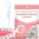 Athelas Pack of 100 Double Line Floss Picks