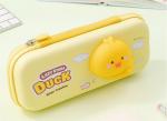 Radhya Accessories High Quality Shell EVA 3D Soft Squishy Pencil Box Pencil Case for Boys Girls Kids Waterproof Pencil Box Foam Duck Pencil Case stationery Organiser (Duck)