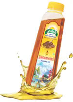 Poorvigam Single Pressed White Sesame Oil| TIL Oil| Gingelly Oil| 1 LTR