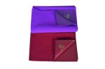 KUPEPE Pack of 2 Baby Dry Mat - Waterproof Organic Bed Protector Sheet | Highly Absorbent & Breathable | Diaper-Free Nights | Cozy & Silky-Smooth | (Large, Purple & Maroon)