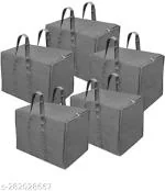 RIDDHI BAG Multi-Purpose Storage Bag /Stationery Paper Storage Bag / Clothing Storage Organizer /Toy Storage Bag (Pack of 1) (Black)