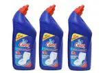 FC - 1ST CLEAN Disinfectant Toilet Cleaner Liquid-665 ml 33% Extra ( Pack of 3 ) | New Thick Formula Suitable for Toilet Bowls