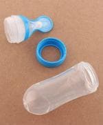 ShopiMoz Pack of 1 Silicone Squeeze Feeding Spoon/Feeder Bottle for Milk