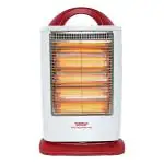 MAHARAJA WHITELINE LAVA HAPPINESS NEO 1200WATT WHITE AND RED HALOGEN HEATER
