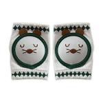 Aaram Dark Green Cotton Washable and Comfortable Anti-Slip Knee Support for Baby
