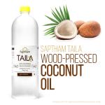 Saptham Taila 100% Wood Pressed / Cold Pressed Coconut Oil PET Bottle (500 ml)