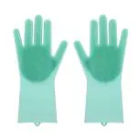 ShoppyCharms Reusable Silicone Cleaning Brush Scrubbing Gloves