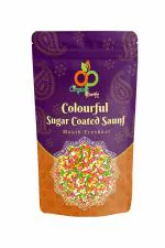 Organic Purify Sugar Coated Saunf Colourful Natural Sugar Coated Fennel Seed Mouth Freshener for Digestion & Fresh Breath - 200g