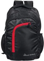 Polestar Space 34 Liters Casual/ Office/ Travel/ School Backpack Bag, made of Polyester, 1 year warranty (Black & Red)