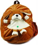 Blue Tree Red Fabric Kids Backpack (Pack of 1)