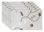 Winner White PVC Table Placemats -Set Of 6 Table Mats (PTM-05-06)