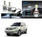 Feelitson White Car C6 H4 Compact Design 36W/3800Lm Led Headlight For Tata Safari Storme (Pack Of 2)