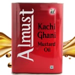 AL MUST Wood Pressed Mustard Oil 15 Litre | Tin Can | Kolhu/Kachi Ghani | Natural Chemical-Free | Kachi Ghani Mustard Oil For Cooking