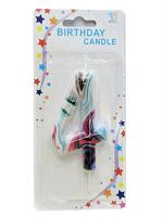 Hippity Hop Multicolor Number Birthday Candle