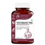 Osoaa TestoBoost Pro Tablets for Men - 60 Tablet | 8 Ayurvedic Herbs for Daily Wellness and Strength
