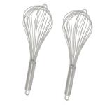 Stainless Steel Whisk, MultiColour (Pack of 2)