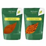 B&B Organics Spices Combo ( Chilli Powder & Turmeric Powder) Each 2 kg