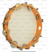 Indian Classical Music Instrument Tambourine/Fibre Dafli Hand Percussion 10 Inch