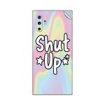 GADGETSWRAP Printed Vinyl Skin Sticker for Samsung Galaxy Note 10 Plus - shut-up