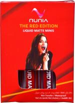 Nunia Red Edition Lipstick: Elevate Your Look with Stunning Red Shades-Pack of 4