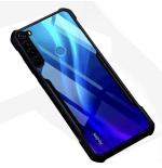 ZAPLAB Redmi Note 8 Transparent Black Bumper Plastic Hybrid Crystal Clear Camera Protect Airbag Design All Side 360 Degree Protection Back Cover