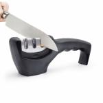 ELITEHOME Manual Knife Sharpener 3 Stage Sharpening Tool for Ceramic Knife and Steel Knives Blade