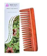 OREAYU Hair Comb for Detangling - Wide Tooth Wood Comb Personal Care for Curly Hair - No Static Natural Neem Wood Comb for Women, Men