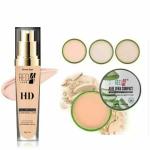 Red 4 HD Foundation and Red4 Aloevera compact powder