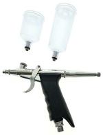 Painter (LABEL) Adjustable Pressure Air Brush AB-21 with 20 ml and 40 ml Cups