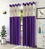 Skirmish Coolstar Purple Colour Shades Plane Polyester Door Curtains 20 x 10 cm (Curtain 39)