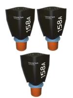 Verena 158A Toner Cartridge Tank Compatible for HP MFP 2606dn SDW 1005w 2506dw 1020W Printer (Pack of 3)