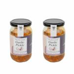 The Date House Exquisite Flavor Garlic Pickle | Lahsun Ka Achar, Delicious Garlic Achar | Healthy Pickles | No Preservatives | 100% Plastic Free Packaging - 350gm Pack of 2