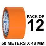 VCR Orange Color Tape - 50 Meters in Length - 48mm / 2