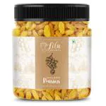 LILA DRY FRUITS Premium Seedless Golden Raisins 500g x 2 (1Kgs) JAR PACK | Amazing Quality Green Kishmish | Nutritious Dried Grapes | Rich in Iron & Vitamin B | Healthy Sweet Treats