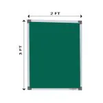 ALKOSIGN Platinum Series (2ftx3ft) Non-Magnetic Green Chalk Board/ Writing Board for Kids & Home