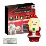 MANSAA M61 Decorative Icon Lights | 2 Meter 20 LEDs | Yellow Color | Battery Ligts | Santa Lights | Christmas, Halloween, Kids Decor