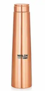 NIRLON Neera Copper/Tamba Water Bottle, 1000ml, 1 Piece, Copper | Leak Proof | Office Bottle |Yoga Bottle | Home | Kitchen | Hiking | Treking Bottle | Travel Bottle