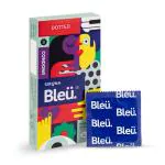Bleu Dotted Condoms for Men with Vegan Latex for Extra Sensitive Skin, Masked Latex Smell, Reduced Itch & Irritation - 8 Pcs