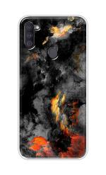 STORESOME Galaxy A11 Multicolor Lightweight, WaterProof, Anti Scratch Art Theme Back Cover