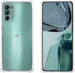 XOVO Back Cover for Moto G62, MOTOROLA g62, Motorola G62, Motorola Moto G62, MOTOROLA G62 5G (Transparent, Dual Protection)