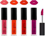 OUR BEAUTY Multicolor Kiss Proof Velvet Matte Liquid Lipstick 64, 16 Ml (Pack Of 4)