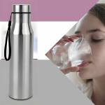 HIVVO Stainless Steel Hydration Essential: Perfect for Office and School (1L Approx.) | Silver..