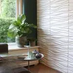 Kayra Decor Wave 3D PVC Wall Panels - Suitable for Living Room and Ceiling Decoration (19.7 x 19.7, Covers 53.9 Sq. ft. White Color) (Pack of 20)