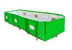 KT 450 GSM HDPE Organic Vermi Compost Maker Bed, 10ft x 4ft x 2ft (Green)