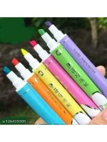 Magic Star Space Set of 6 Double Head Highlighter Markers - Erasable for Kids & Adults